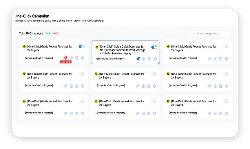 One-Click Campaigns